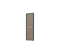 OMBREA Store latéral manuel aluminium anthracite Textilène gris foncé pour pergola 3x3 3x4 3x6 m Anthracite et gris foncé (Textilène)