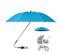 Ombrella UV Shade Clamp - Stroller Parasol Clip, Sun Cover Shield | Parapluie entièrement réglable, revêtement imperméable, parfait pour les randonnées quotidiennes, les voyages en famille, les parcs