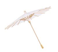 Ombrelle en Papier 30cm, Parapluie Papier, Ombrelle Chinois, Blanche en Parasol Décoratif Oriental, Peinture à Faire Soi-même Décoratif Parapluie, Pour Fête De Mariage Photo Cosplay Prop (30cm)