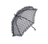 Ombrelle Noir Dentelle Mariage Accessoire Déguisement Halloween Burlesque