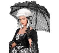 Ombrelle noire en dentelle