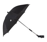 Parasol Dooky pour landau ou poussette (universel et flexible, protection UPF 50+, flexibilité à 180 degrés, technologie flex, système easyfix, hydrofuge), Noir