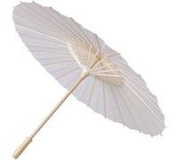 ombrelle papier 60x42cm - artemio 14030243 Blanc G