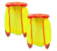 Ombrelle pour casque de sécurité - 2 pièces Visière réfléchissante pour casque - Couvre-nuque réglable avec bande réfléchissante Accessoire pour cyclisme unisexe