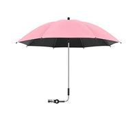 Ombrelle Pour Poussette Universelle, Parasol Poussette Universelle Anti Uv 50+, Pare Soleil Bebe Avec Pince Réglable Et Bras Flexible À 360° Parasol Pour Landau Poussette Fauteuil Roulant - 85cm