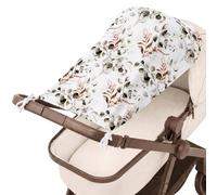 Ombrelle poussette universelle 70x45 cm landau anti UV polyester | Ombrelle pare soleil compatible avec nombreuses poussettes landau buggy anti UV bébé compacte pliable Feuilles