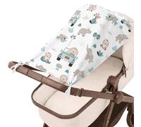 Ombrelle poussette universelle 70x45 cm landau anti UV polyester | Ombrelle pare soleil compatible avec nombreuses poussettes landau buggy anti UV bébé compacte pliable Afrique