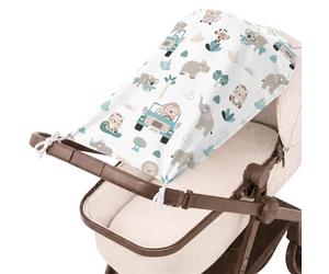 Ombrelle poussette universelle 70x45 cm landau anti UV polyester | Ombrelle pare soleil compatible avec nombreuses poussettes landau buggy anti UV bébé compacte pliable Afrique