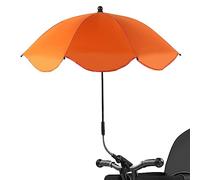 Ombrelle Poussette Universelle Anti UV 50+, Parasol Poussette Bébé Universelle, Parapluie Poussette Avec Pince Réglable Et Bras Réglable, Ombrelle Poussette Bébé Confort Pour Extérieur Plage Jardin