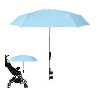Ombrelle Poussette Universelle | Ombrelle pour Poussette Anti UV 50+ avec Pince Réglable | Parapluie Poussette Bébé Confort pour Lan dau Poussette,Vélo,Fauteuil Roulant,Chaise de Plage