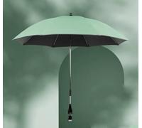 Ombrelle Poussette Universelle, Parasol Anti Uv pour Landau, Protection UV 50+，Diamètre 85 cm, Flexible et Orientable, Compatible avec la plupart des poussettes (vert)