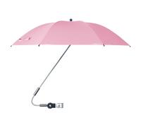 Ombrelle Poussette Universelle | Parasol UPF50+ Parasol Poussette Bébé avec Pince Flexible, Facile à Installer, Réglable À 360°, pour Landaus, Fauteuil Roulant, Poussettes