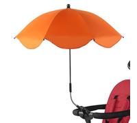 Ombrelle Poussette Universelle | Protection UV 50+ avec Pince Réglable 360°, Parasol Poussette Bébé | Parapluie de Protection Solaire pour Landaus, Fauteuil Roulant, Poussette