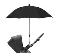 Ombrelle universelle réglable à 360° UV pour poussette et poussette avec clip idéal pour landau et poussette
