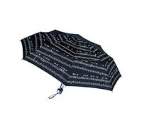 Ombrello - Mini Ombrello Nero Con Pentagramma [Import]