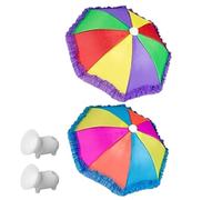 Ombrello per telefono per parasole - 11,02 polper ombrellone,2 pezzi di protezione solare per smartphone da esterno con aspirazione | Paralume antiriflesso, parasole estivo per telefono per campeggio,