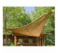 Jardiline Ombrière naturelle en fibres de coco Triangulaire 3,50 m