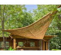 - Voile d'ombrage triangulaire en fibre de coco 3.50 m