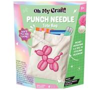 OMC! Canvas Tote Punch Needle Bag Kit - Balloon Dog