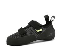 omcam Hommes Femmes Chaussures d'escalade pour La Salle De Gym Et Le Sport Léger Antidérapant en Intérieur Débutants Bloc Entraînement Baskets,Noir,41 EU