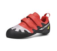 omcam Hommes Femmes Escalade Sport Chaussures Léger Respirant Antidérapant Faible Volume Bloc Trainer,Rouge,43 EU