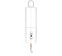 OMCCHK Moteur à boule disco à rotation lente, petit présentoir à suspendre, moteur mobile pour éolienne cinétique, boule miroir, carillon éolien, décoration tourbillon automatique, blanc