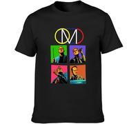 OMD Orchestral Manoeuvres in The Dark T-Shirt Mens Black Tees Unisex Shirt