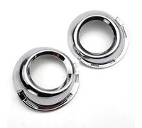 OMDHATU 2 Pièces Pare-Chocs Chrome Avant Gauche Droite Antibrouillard Lampe Cadre Couverture Garniture Décoration pour Peugeot 307