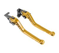 OMDHATU Accessoires De Moto CNC Leviers D'embrayage De Frein Poignées Longues Courtes Levier Pour Pour MT07 Pour MT09 Tracer 2013-2022 PISHTY (Color : Long gold)