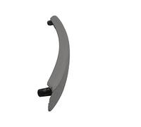 OMDHATU Couvercle de poignée intérieure pour B&MW X5 X6 E70 E71 E72 2007-2013 gauche droite intérieure passager poignée de traction extérieur en cuir pièces automobiles de rechange (couleur : gris