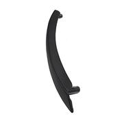 OMDHATU Couvercle de poignée intérieure pour B&MW X5 X6 E70 E71 E72 2007-2013 gauche droite intérieure passager poignée de traction extérieur en cuir pièces automobiles de rechange (couleur : noir