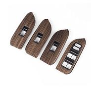 OMDHATU Couvercle de poignée intérieure pour Toyota pour Land Cruiser pour Prado 150 Lc150 2010-2021 Décoration intérieure Texture bois Poignée de porte Accessoires pour boutons Pièces automobiles