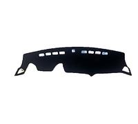 OMDHATU Couverture de Tableau de Bord pour Peugeot 2008 E-2008 P24 2019-2023 Tableau De Bord Couverture Tapis Tapis Pare-Soleil Cape Couverture Anti-Soleil (Color : Flannel All Black)