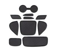 OMDHATU Couverture de Tableau de Bord pour Toyota pour Yaris 2020 2021 Anti-dérapant Porte Fente Tasse Tapis Accessoires Caoutchouc Porte Tapis Voiture Tapis Antidérapants (Color : Noir)