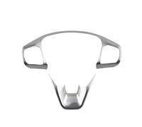 OMDHATU Couverture De Volant De Voiture Garnitures Bouton Cadre pour F&ord pour Focus Mk4 2019-2021 St Ligne Accessoires Auto Style (Color : ABS Silver)