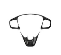 OMDHATU Couverture De Volant De Voiture Garnitures Bouton Cadre pour F&ord pour Focus Mk4 2019-2021 St Ligne Accessoires Auto Style (Color : Carbon Fiber Black)