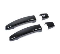 OMDHATU Couverture Poignée Porte Voiture Couvercle De Poignée Porte Extérieur De Voiture ABS Noir Côté Gauche Droit Capuchon Garniture pour Chevrolet pour Camaro 2010-2015 1 Paire