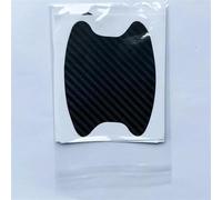 OMDHATU Couverture Poignée Porte Voiture Film en Fiber De Carbone 4 Pièces Accessoires Automobiles Couverture De Poignée Porte De Voiture Autocollant Protection Universel (Color : Noir, Taille : 1)