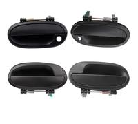 OMDHATU Couverture Poignée Porte Voiture Poignée Porte Extérieure Avant Et Arrière Accessoires pour Chevrolet pour Spark 96601472 96601473 96601474 96601475 (Taille : A Set 4pcs)