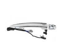OMDHATU Couverture Poignée Porte Voiture pour N&issan pour Leaf pour Maxima pour Murano pour Sentra Chrome Poignées De Porte Extérieure Avant De Voiture Argent ABS (Taille : Left)