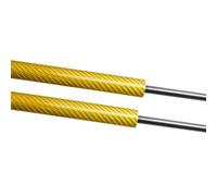 OMDHATU Entretoises Hayon Arrière Support Levage À Gaz Tige D'amortisseur Choc Pour Toyota Pour Estima Pour Aera Pour Tarago Pour Previa 3rd XR50 2006-2020 Tige Support Hayon Arrière(Yellow carbon fib