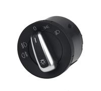 OMDHATU Interrupteur De Phare Européen Chromé pour VW pour Golf 5 6 GTI Mk5 Mk6 pour Jetta 5 6 pour P&assat B6 pour T&Ouran pour Tiguan pour Seat (Color : 1)
