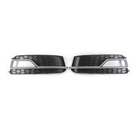 OMDHATU Pare-Choc Noir Chromé pour Phare Antibrouillard Avant De Voiture Couvercle De Lampe pour A-UDI A5 pour Lignes S S5 2013 - 2016