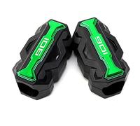 OMDHATU Pare-Chocs Moto Bloc Décoratif De Pare-Chocs De Protection De Moteur De Moto pour Kawasaki pour Vulcan S 650 VN650 pour V&ulcans 2015-2022 2023 Moto Crash Bar (Color : Vert)