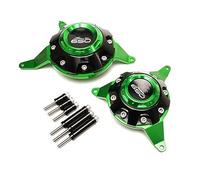 OMDHATU Pare-Chocs Moto pour Kawasaki Z650 Z 650 2017-2021 Moto Accessoires Moteur Couverture Protecteur Carénage Garde Curseurs Crash Pad Moto Crash Bar (Color : Vert)