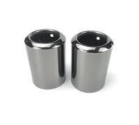 OMDHATU pièces Automobiles Couvercle De Silencieux D'échappement De Voiture en Acier Inoxydable 1 Paire pour Mazda 6 pour Atenza, pour Axela CX-5 CX-4 CX-30 Extrémités de Tuyau(B Type Black)