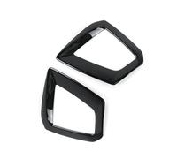 OMDHATU Pour A-udi A4 B9 2020-2021 Cadre Phare Antibrouillard Avant Voiture Décoration Couvercle De Lampe, Garniture Phare Antibrouillard Couverture Phare Antibrouillard Voiture (Color : Noir)