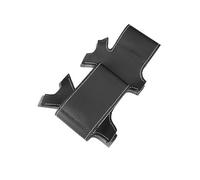 OMDHATU pour F&ord pour Mondeo 2007-2014 pour Galaxy 2006-2015 pour S-Max 2006-2014 Main Tresse Voiture Volant Couverture Protecteur Perforé Cuir Garniture (Color : Black-White Line)