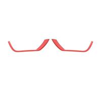 OMDHATU pour Jeep pour Compass 2017 + Voiture Avant Antibrouillard Lumière Décoration Couverture Garniture Cadre Autocollants Voiture Extérieur Accessoires(Color:Rouge)
