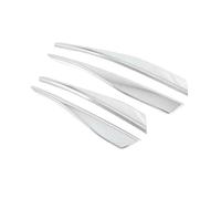 OMDHATU pour VW pour Golf 8 MK8 2020 2021 Chrome Pare-Chocs Avant Calandre Inférieure Autocollant Antibrouillard Couverture Garniture Accessoires(Color:Argent)